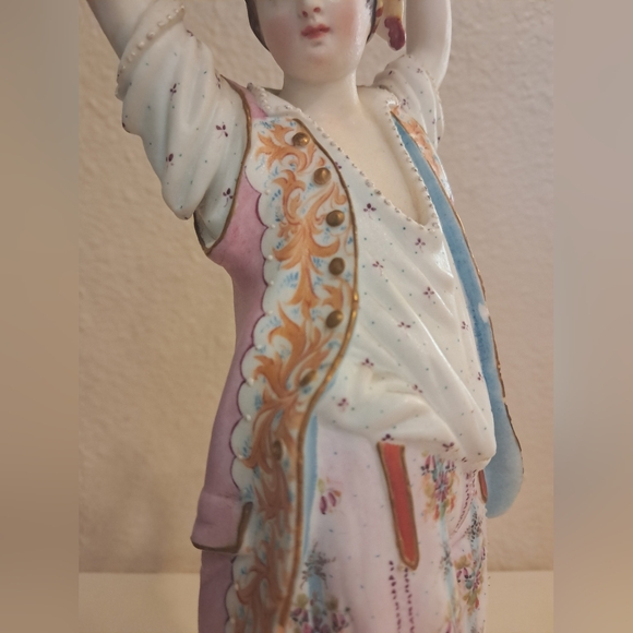 Rare Gille Jeune 19TH Century French Bisque Porcelain Ornamental male figure - Picture 5 of 16